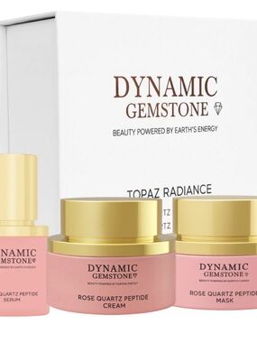 Dynamic Gemstone Rose Quartz Peptide Moisturizer - Pink